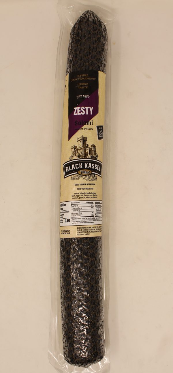 Black Kassel Zesty Gold Salami