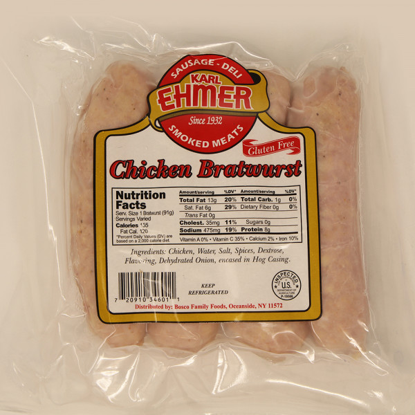 Chicken Bratwurst From Karl Ehmer