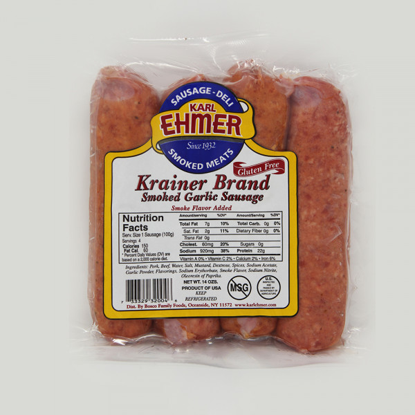 Krainerwurst From Karl Ehmer High Quality German Meats