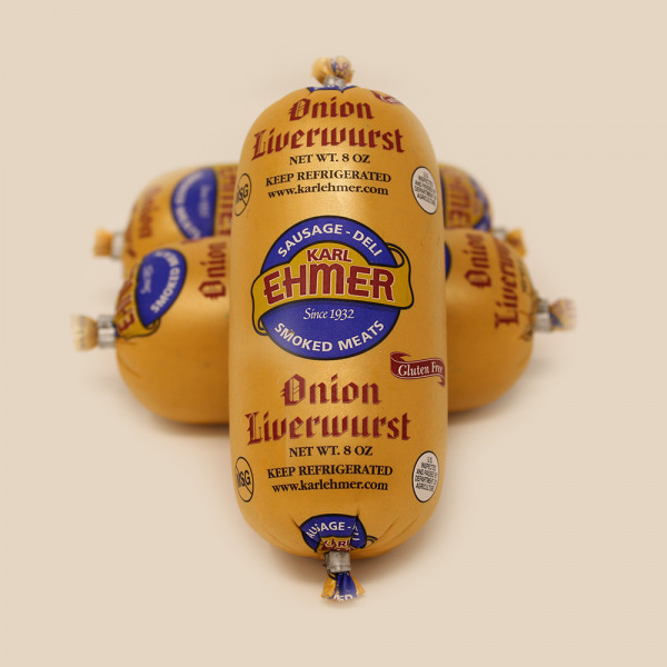 Onion Liverwurst From Karl Ehmer Quality Meats & Deli Products