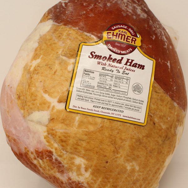 Smoked Bone In Ham Whole- 15-16 lbs Smoked Bone In Ham Whole- 15-16 lbs