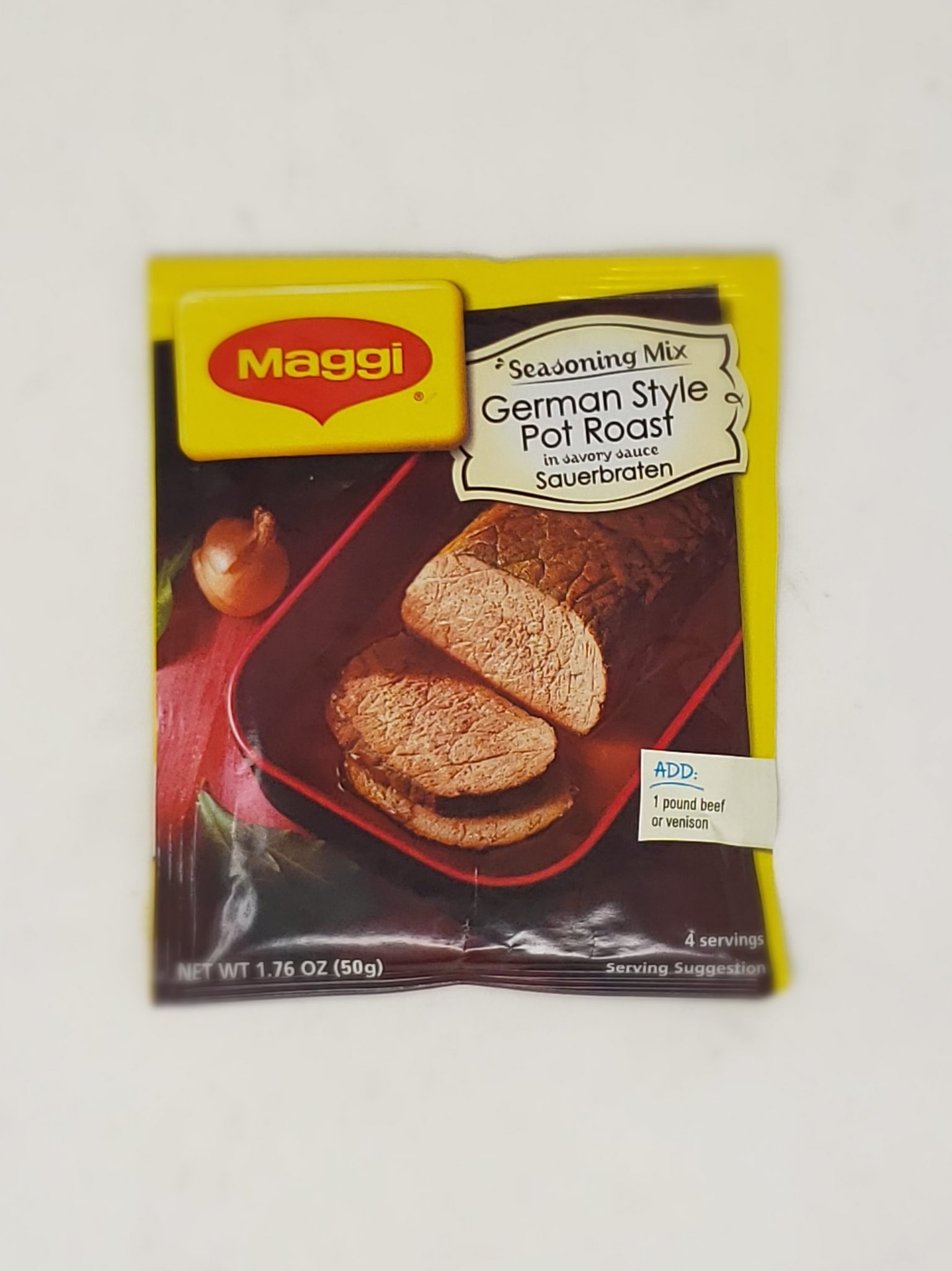 Maggi Pot Roast/Sauerbraten Seasoning Mix From Karl Ehmer Meats