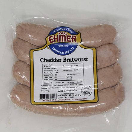 Cheddar Bratwurst From Karl Ehmer