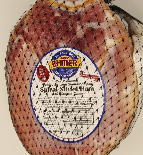 Spiral Ham From Karl Ehmer Quality Meats
