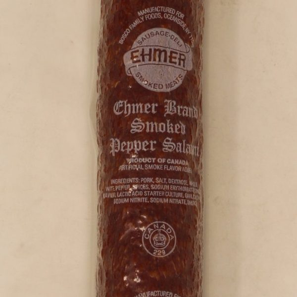 Smoked Pepper Salami Smoked Pepper Salami