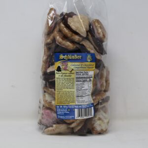 Schlunder Coloured & Chocolate Gingerbread Figures from Karl Ehmer purveyor of German & European Fare Specialties.