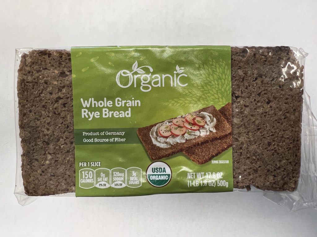 Organic Whole Grain Rye Bread