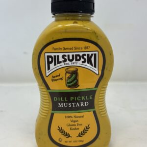 Pilsudski Dill Pickle Mustard | 12 oz Gourmet Condiment